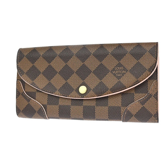 LOUIS VUITTON Portefeiulle caisa Long Bifold Wallet Damier Brown N61227 34FA152