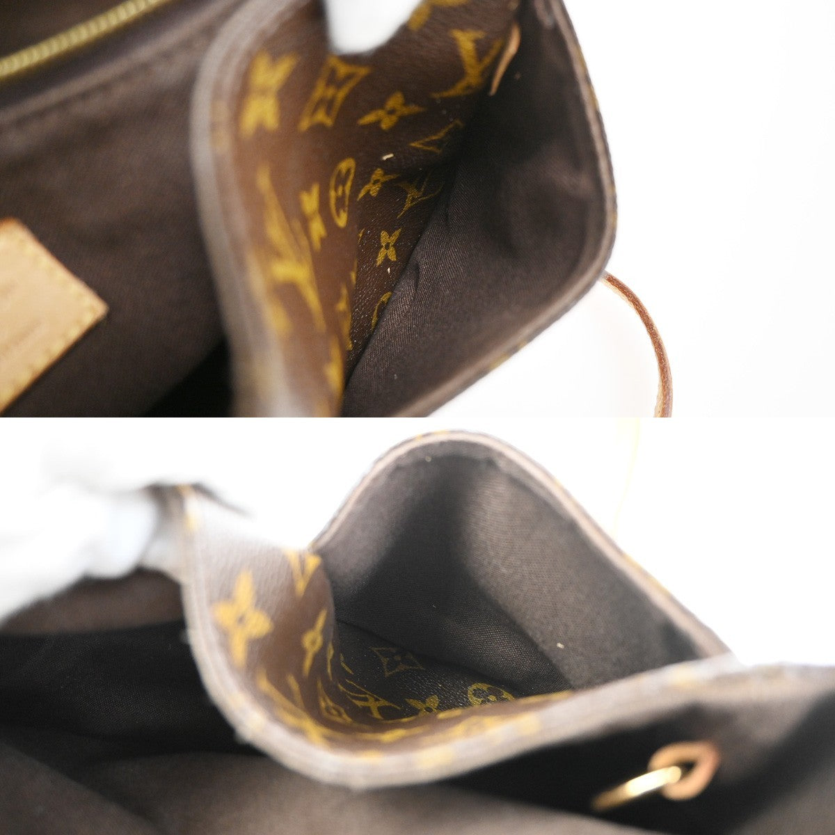 LOUIS VUITTON Menilmontant PM Shoulder Bag Monogram Leather BN M40474 66YJ073