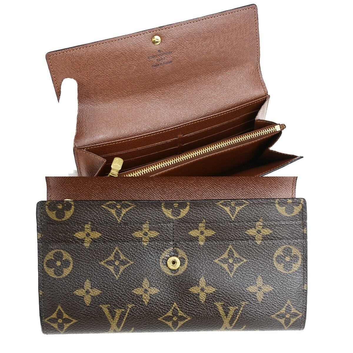 LOUIS VUITTON Portefeuille Sarah Long Bifold Wallet Monogram BN M61734 67YG548