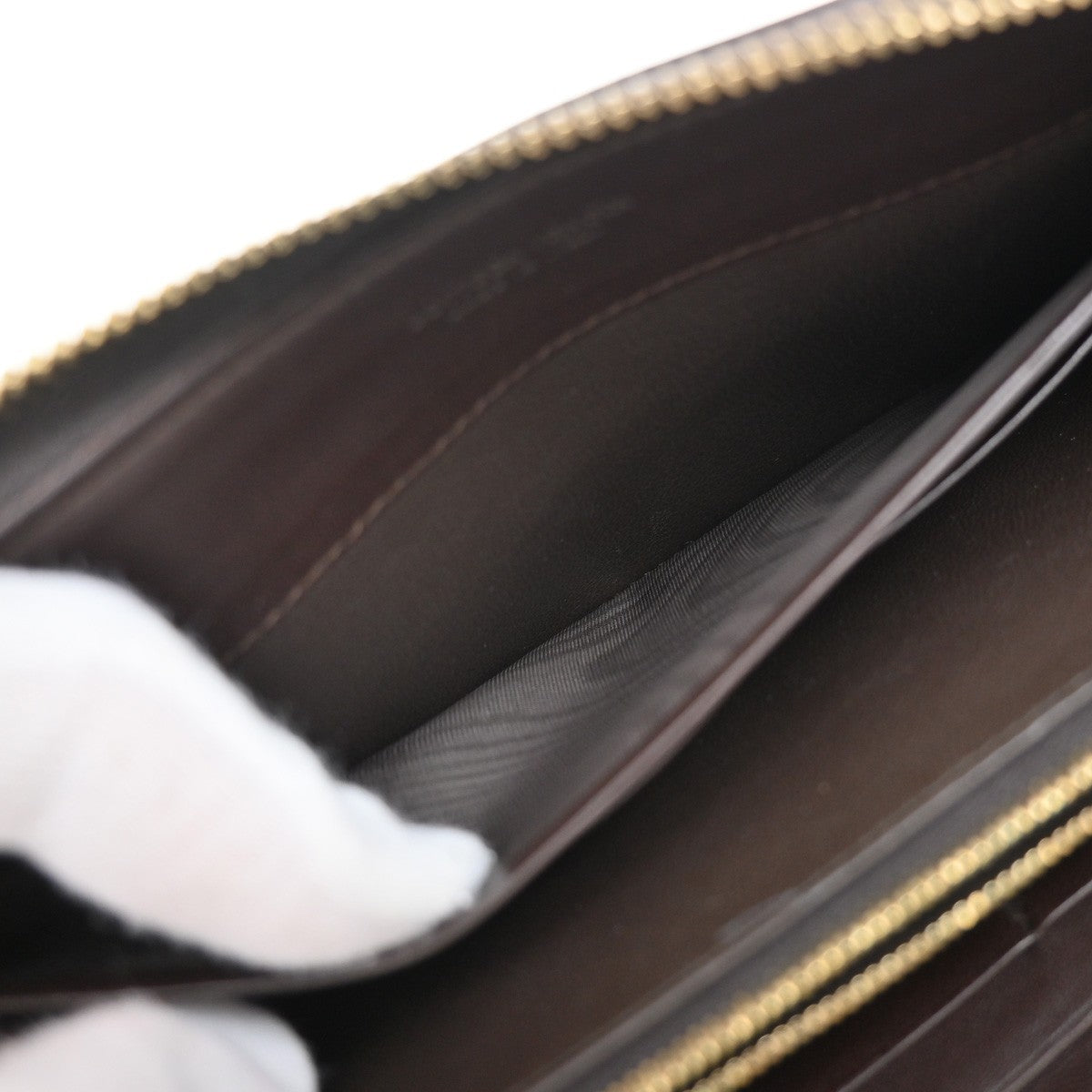 BOTTEGA VENETA Logo Intrecciato Long Zipper Around Wallet Leather Brown 65KP233