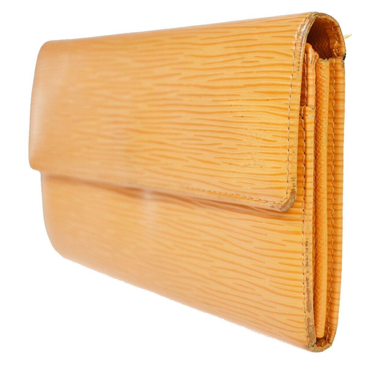 LOUIS VUITTON Credit Long Bifold Wallet Epi Leather Orange M6359H 01YA275