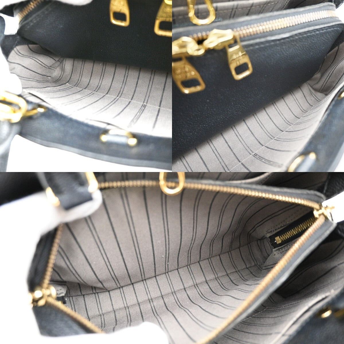 LOUIS VUITTON Montaigne BB 2Way Hand Bag Monogram Empreinte BK M41053 620RF292