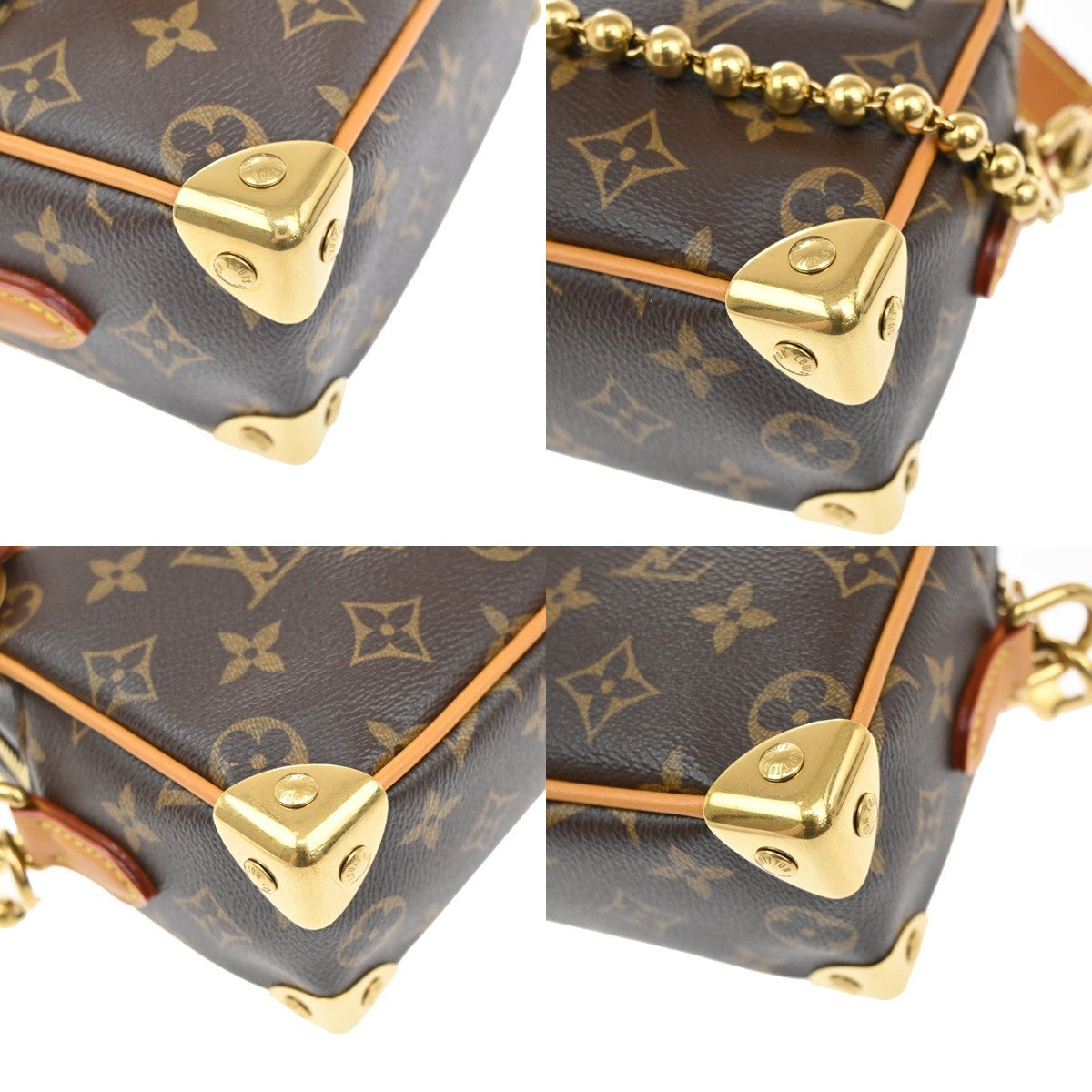 LOUIS VUITTON Mini Soft Trunk Shoulder Bag Monogram Leather BN M14729 827RL480