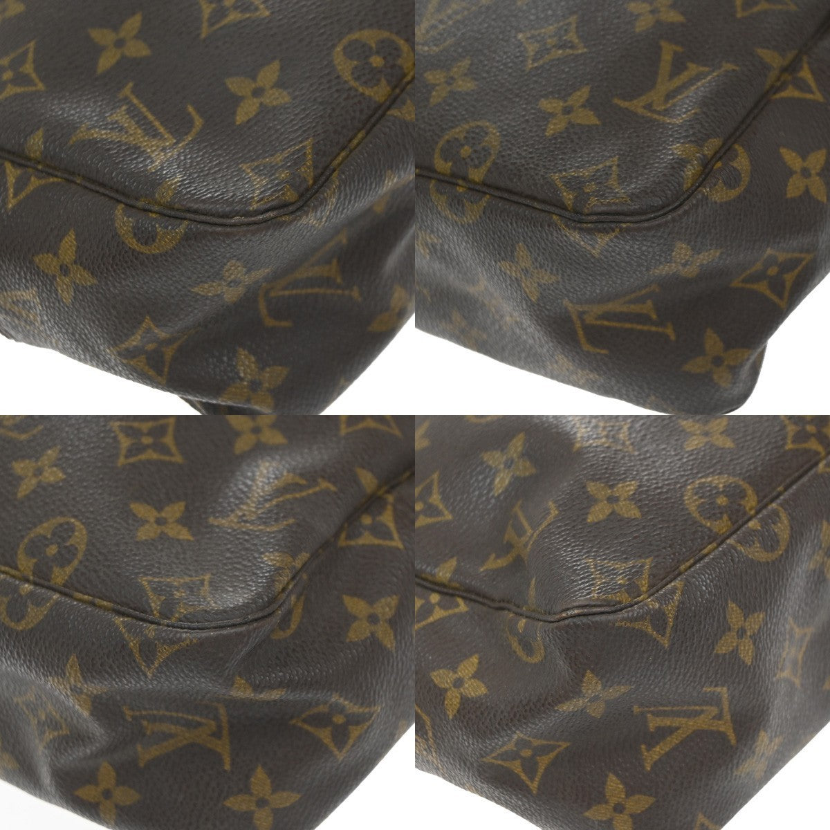 LOUIS VUITTON Trousse Toilette 28 Clutch Hand Bag Monogram Brown M47522 67KP215