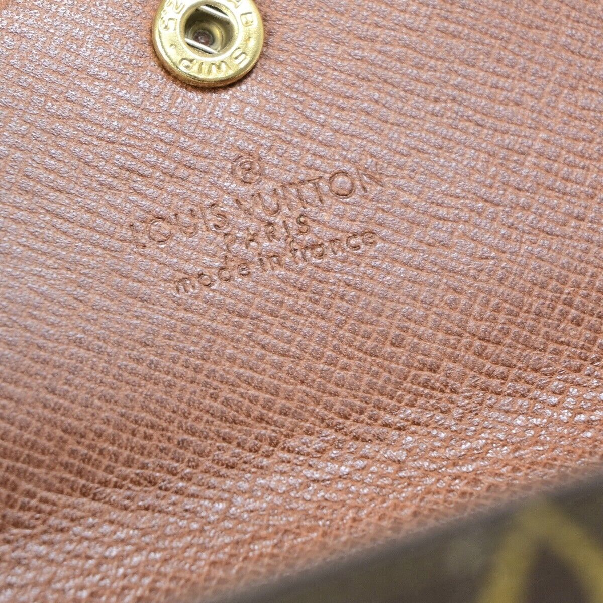LOUIS VUITTON Multicles 4 Hooks Key Case Monogram Leather Brown M62631 04EB353