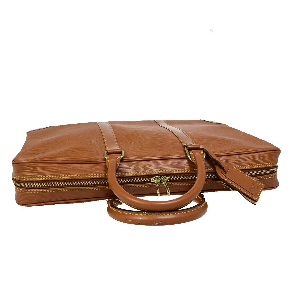 LOUIS VUITTON Porte Documents Voyage Briefcase Hand Bag Epi Gold M59098 82EB589