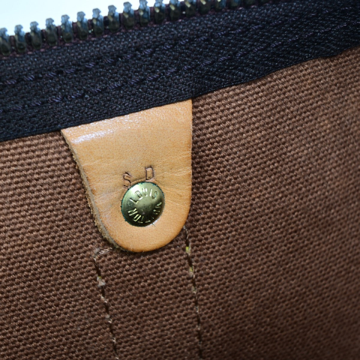 LOUIS VUITTON Keepall 55 Travel Hand Bag Monogram Leather Brown M41424 73YF150