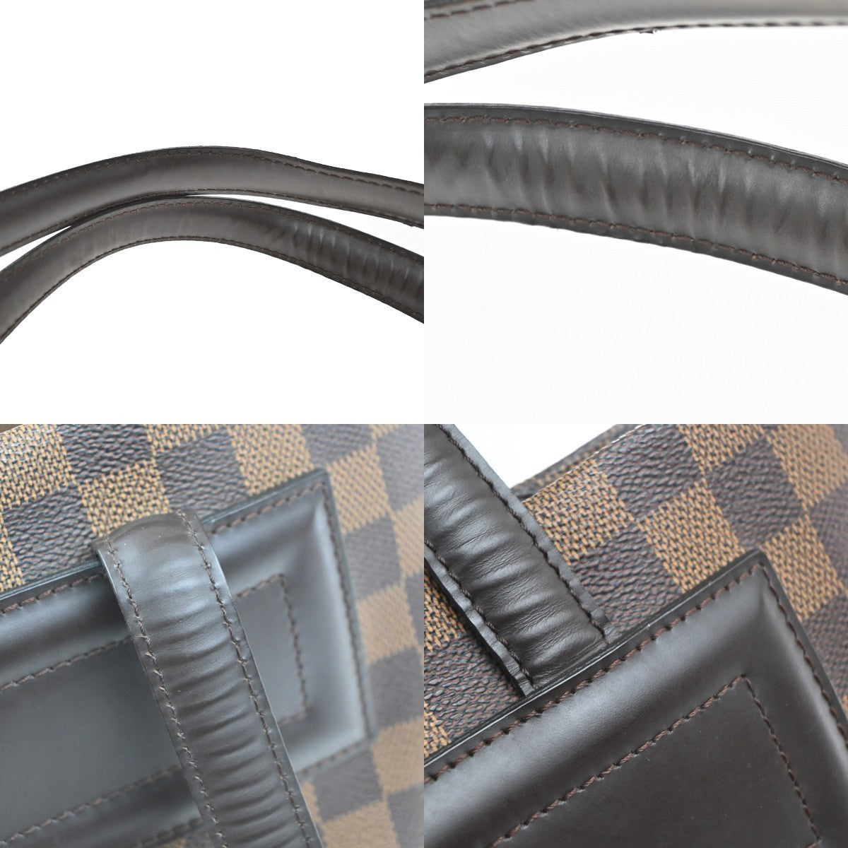 LOUIS VUITTON Clifton Shoulder Bag Damier Ebene Leather Brown N51149 93MA534