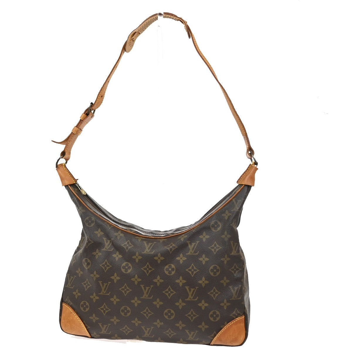 LOUIS VUITTON Boulogne 35 Shoulder Bag Monogram Leather Brown M51260 86SA009