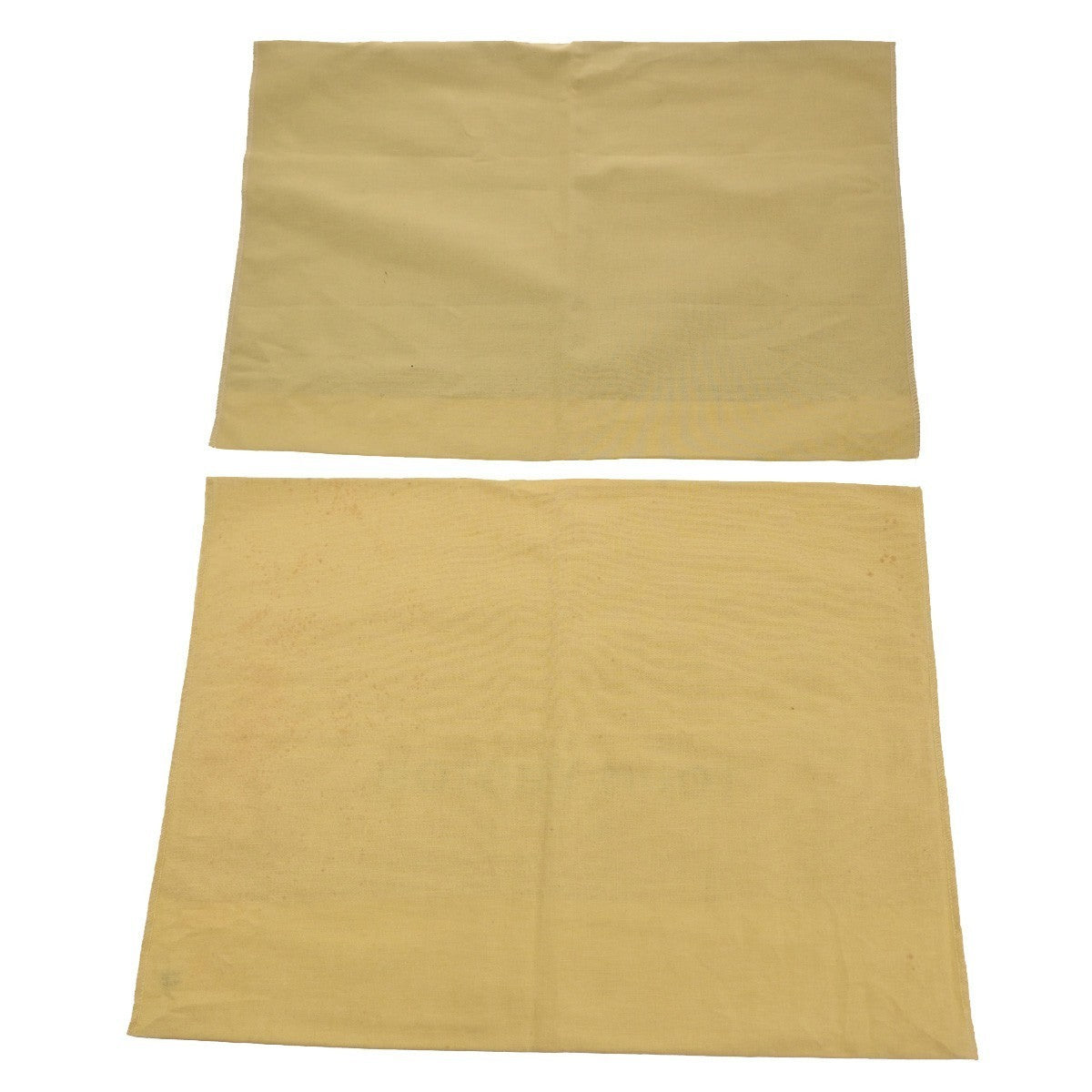 LOUIS VUITTON Logo 10 Set Dust Bag Drawstring Canvas Cotton Beige Brown 03KB838