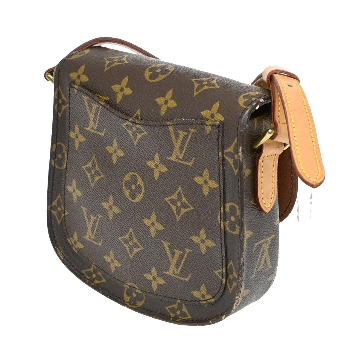 LOUIS VUITTON Mini Saint Cloud Shoulder Bag Monogram Leather BN M51244 72MA036