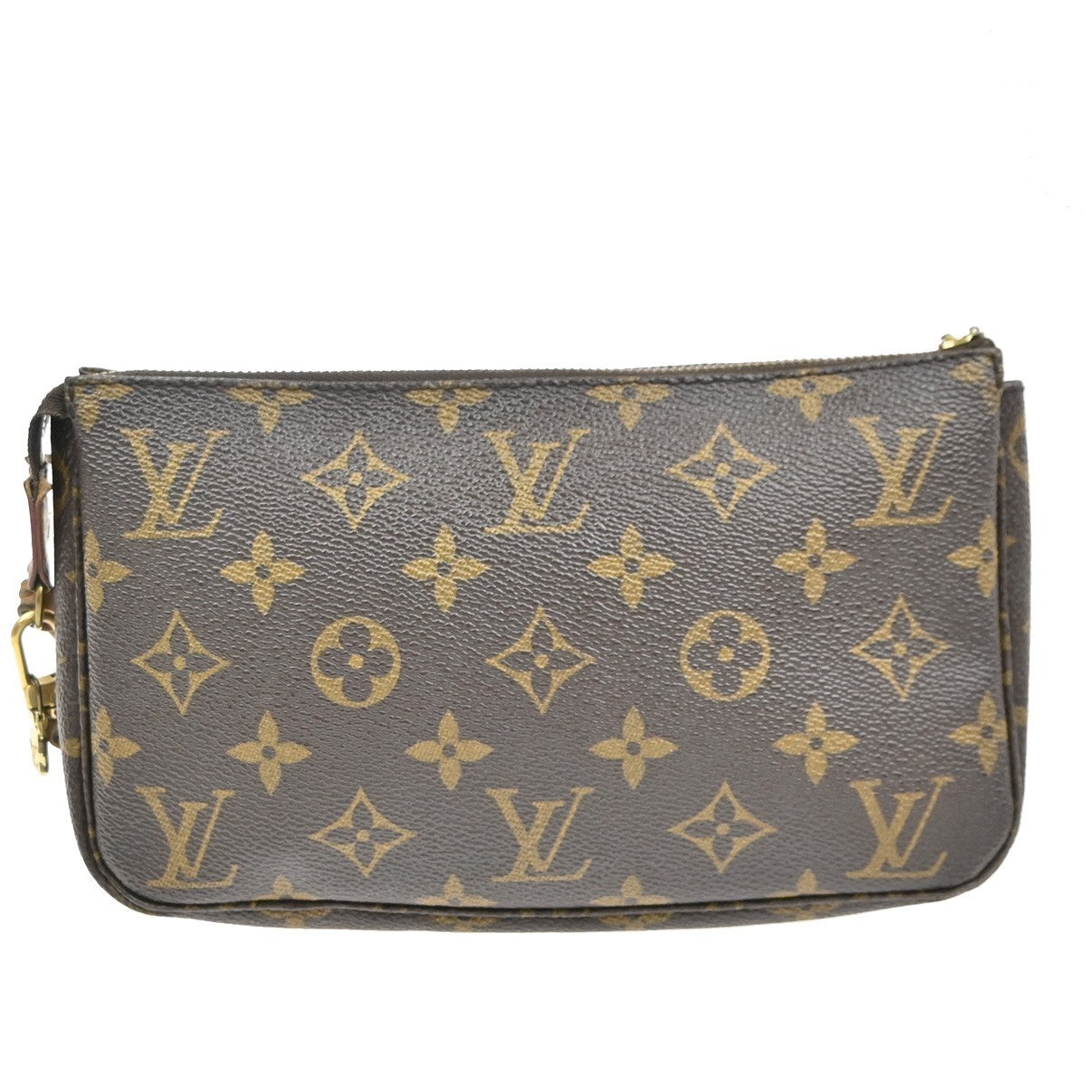 LOUIS VUITTON Pochette Accessoires Hand Bag Monogram Leather BN M51980 61SA069