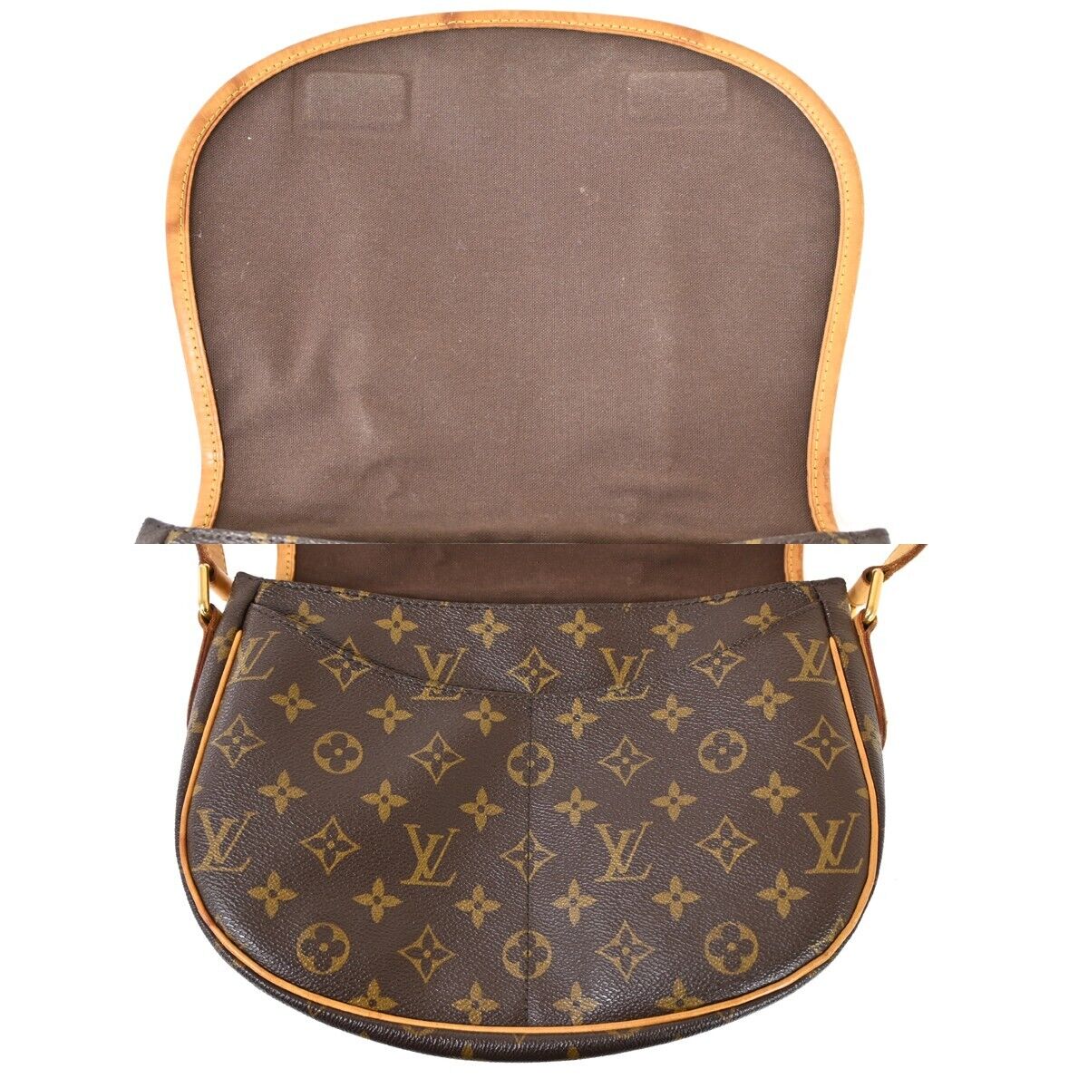LOUIS VUITTON Menilmontant PM Shoulder Bag Monogram Leather BN M40474 12HB398