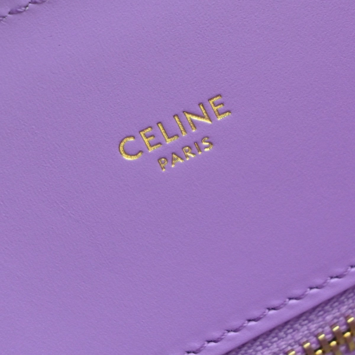 CELINE Vertical Cabas 2Way Shoulder Hand Tote Bag Canvas Leather Purple 21EG332
