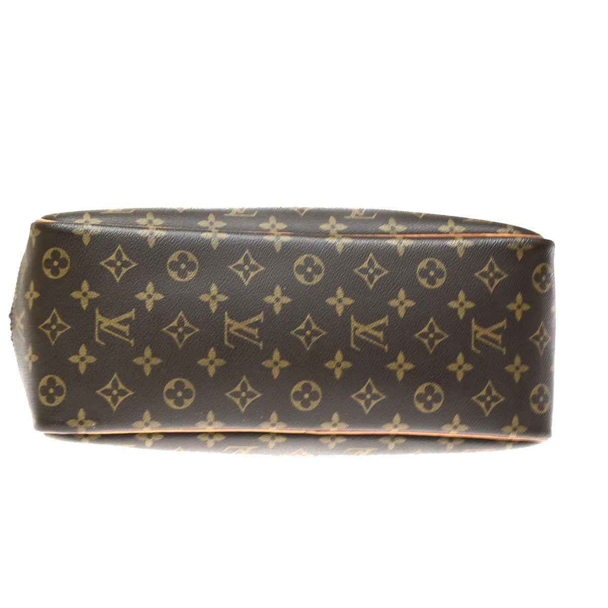 LOUIS VUITTON LV Logo Deauville Hand Bag Monogram Leather Brown M47270 80KD097
