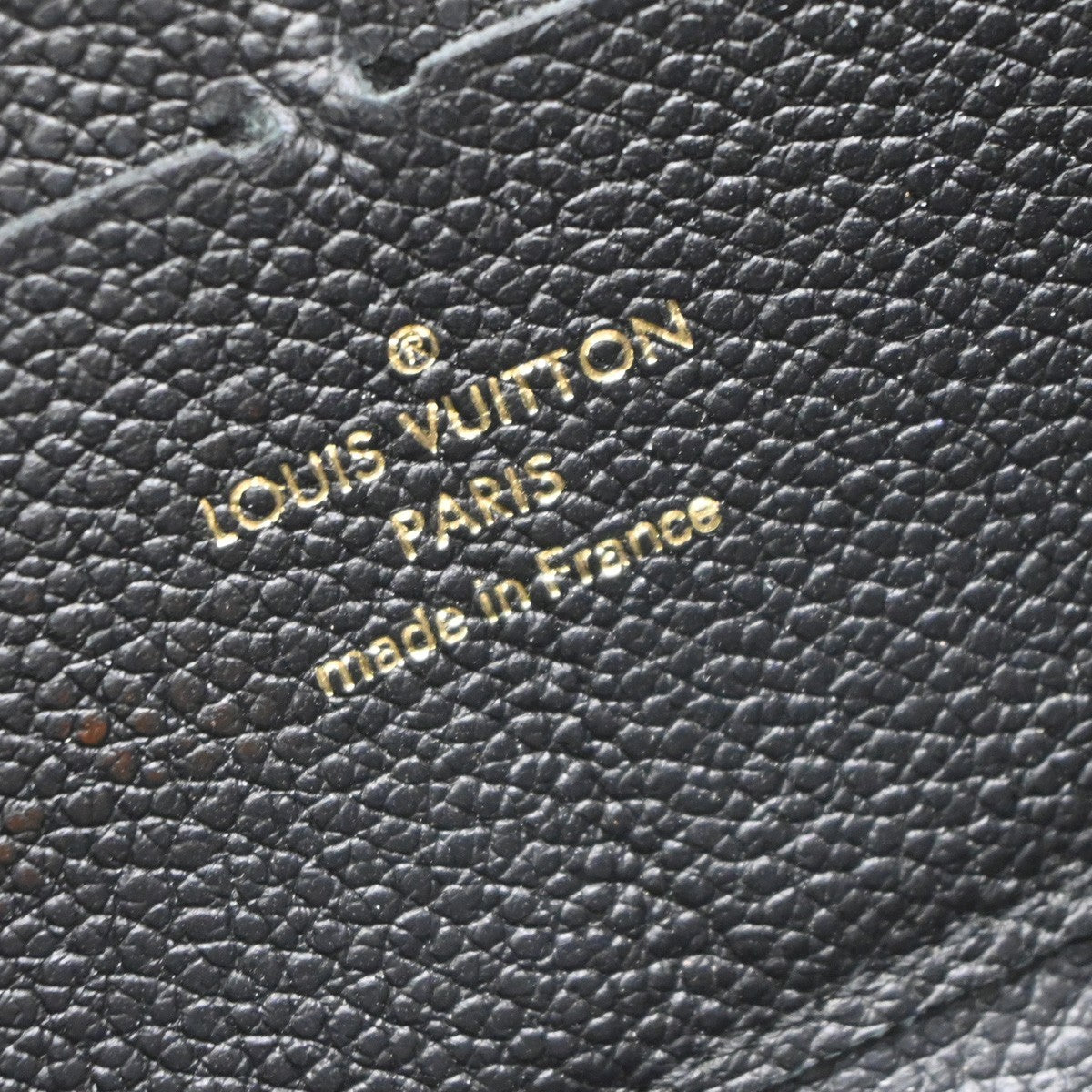 LOUIS VUITTON Zippy Wallet Long Wallet Monogram Empreinte Black M60571 85EG379