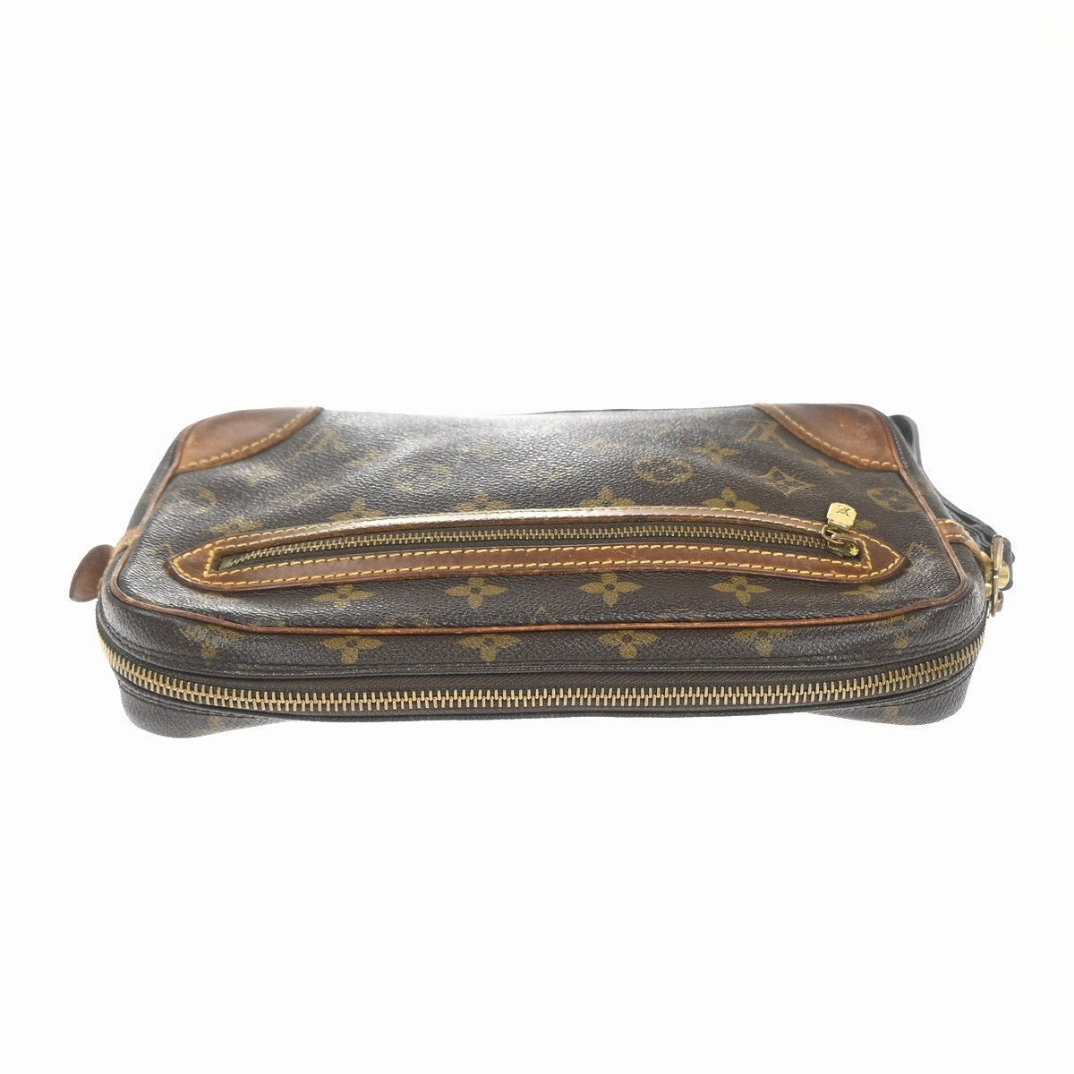 LOUIS VUITTON Marly Dragonne GM Clutch Hand Bag Monogram Brown M51825 67KP477