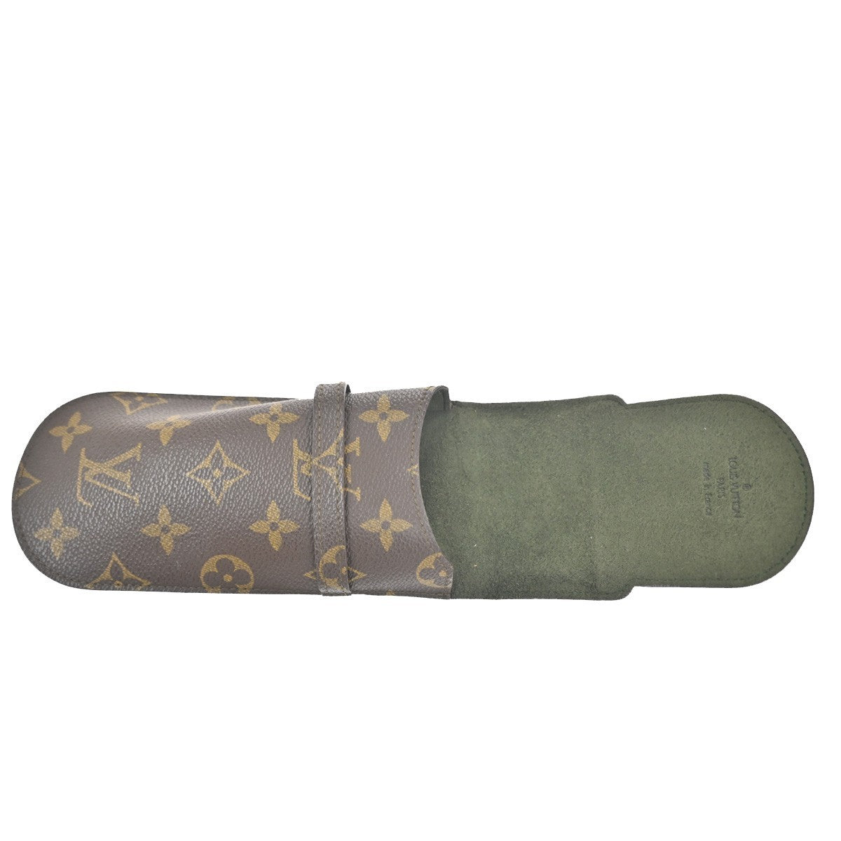 LOUIS VUITTON Etui Lunettes Rabat Glasses Case Monogram Brown M62970 62KC871