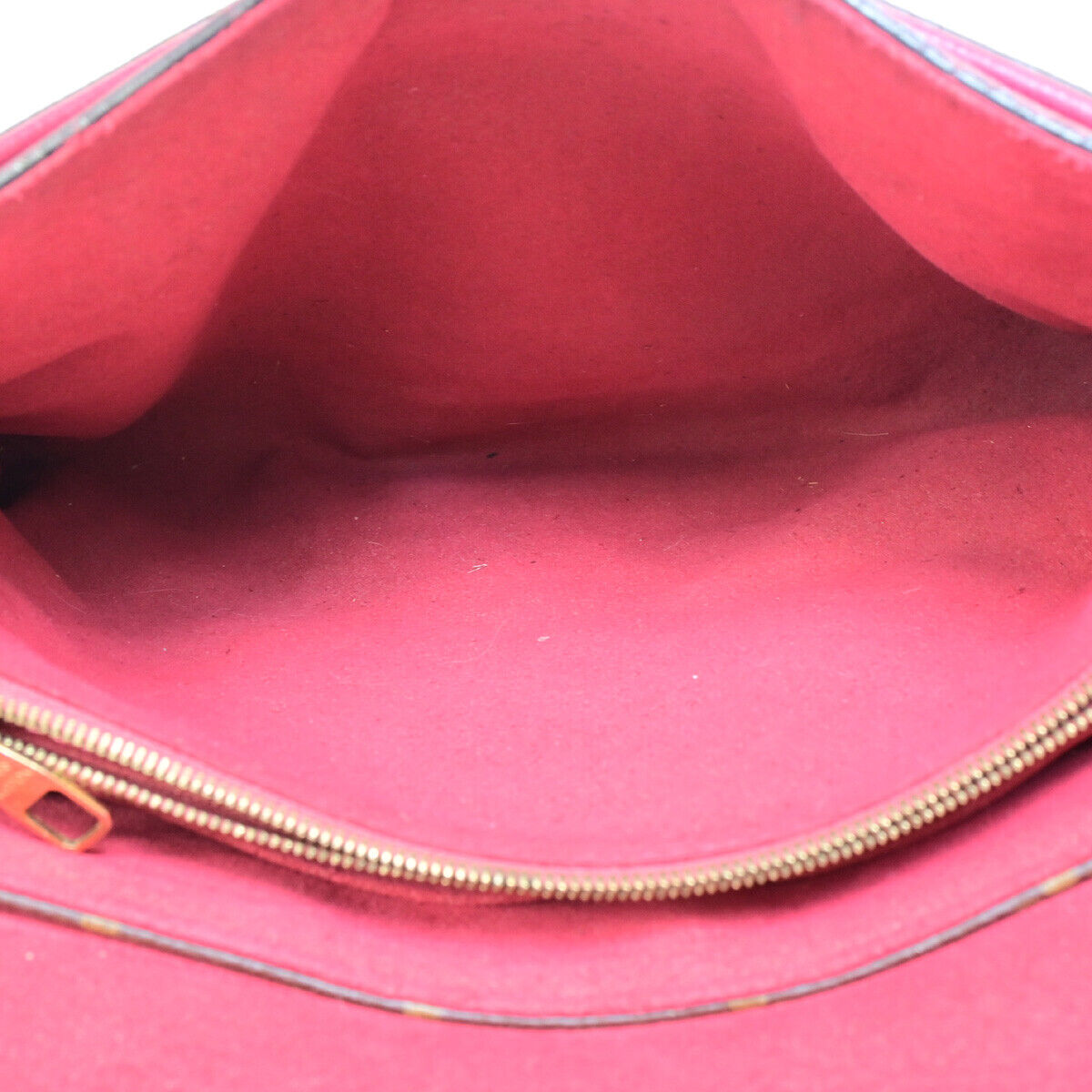 LOUIS VUITTON Pallas Chain Shoulder Bag Monogram Leather Cerise M41201 70YF618