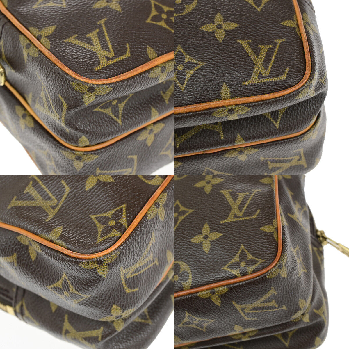 LOUIS VUITTON Mini Amazon Shoulder Bag Monogram Leather Brown M45238 85YF118