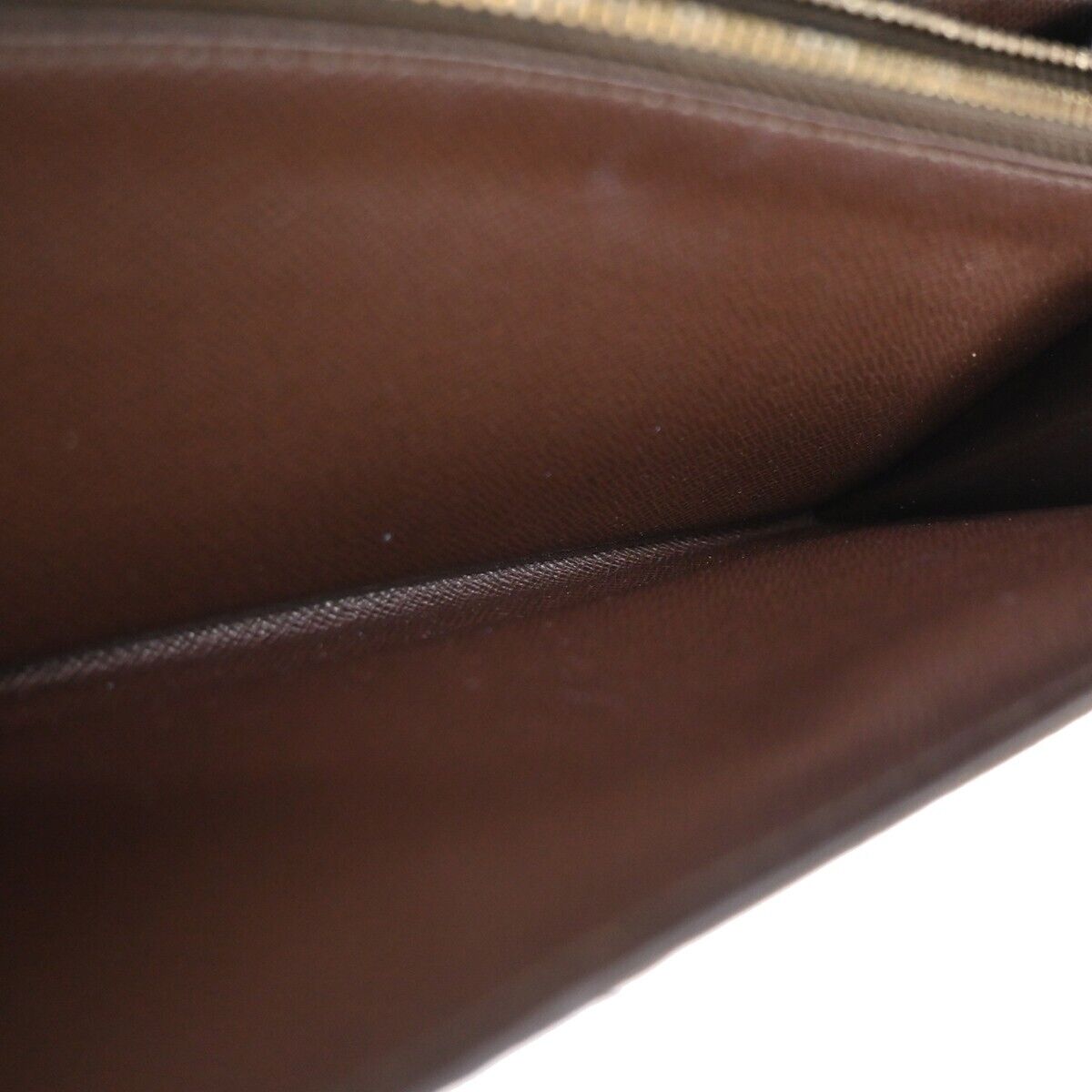 LOUIS VUITTON Portefeuille Sarah Long Bifold Wallet Damier Brown N61734 60EA239