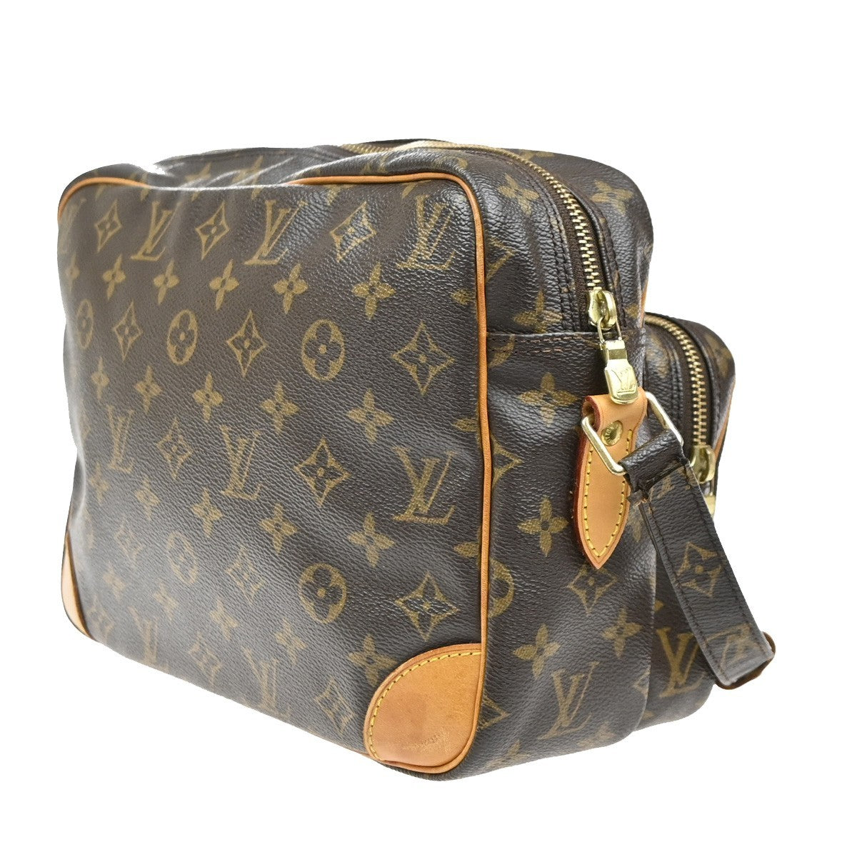 LOUIS VUITTON Nile Crossbody Shoulder Bag Monogram Leather Brown M45244 70SA024