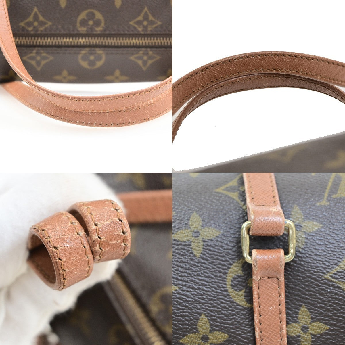 LOUIS VUITTON PAPILLON 26 Hand Bag Monogram Leather Brown France M51366 77PA099