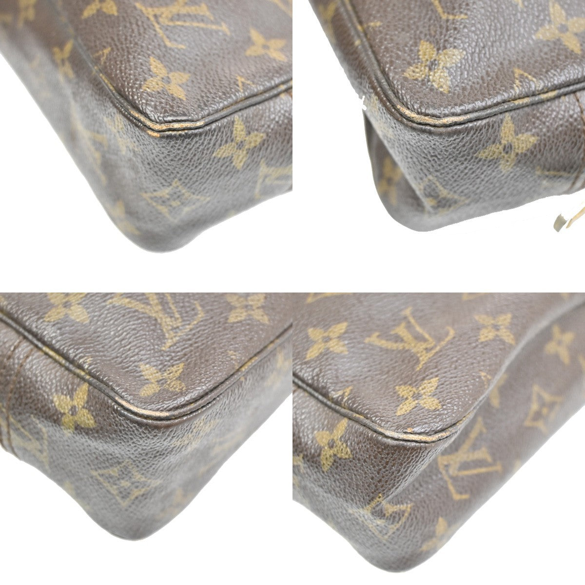 LOUIS VUITTON Trousse Toilette 23 Clutch Hand Bag Monogram Brown M47524 67CA232