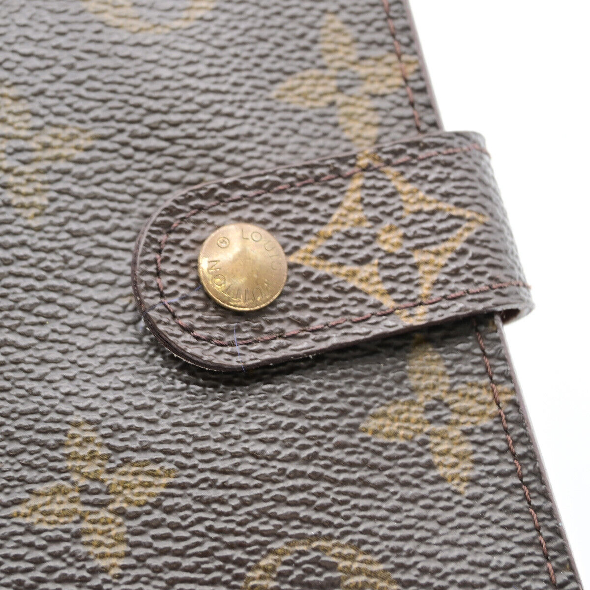 LOUIS VUITTON Compact Zip Bifold Wallet Monogram Leather Brown M61667 08YE810