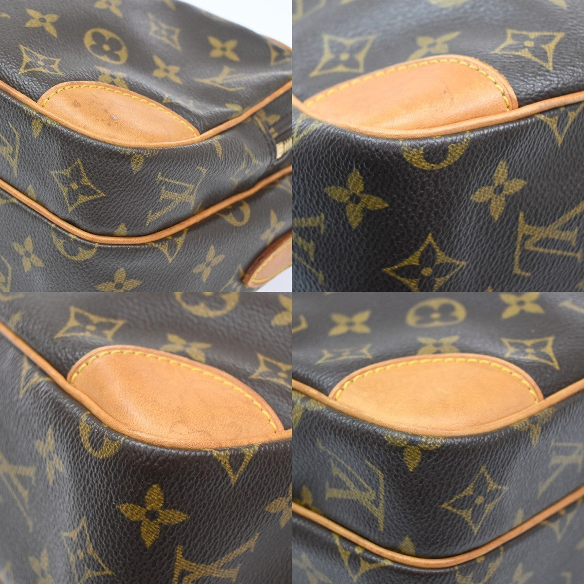 LOUIS VUITTON Nile Crossbody Shoulder Bag Monogram Leather Brown M45244 72CA561