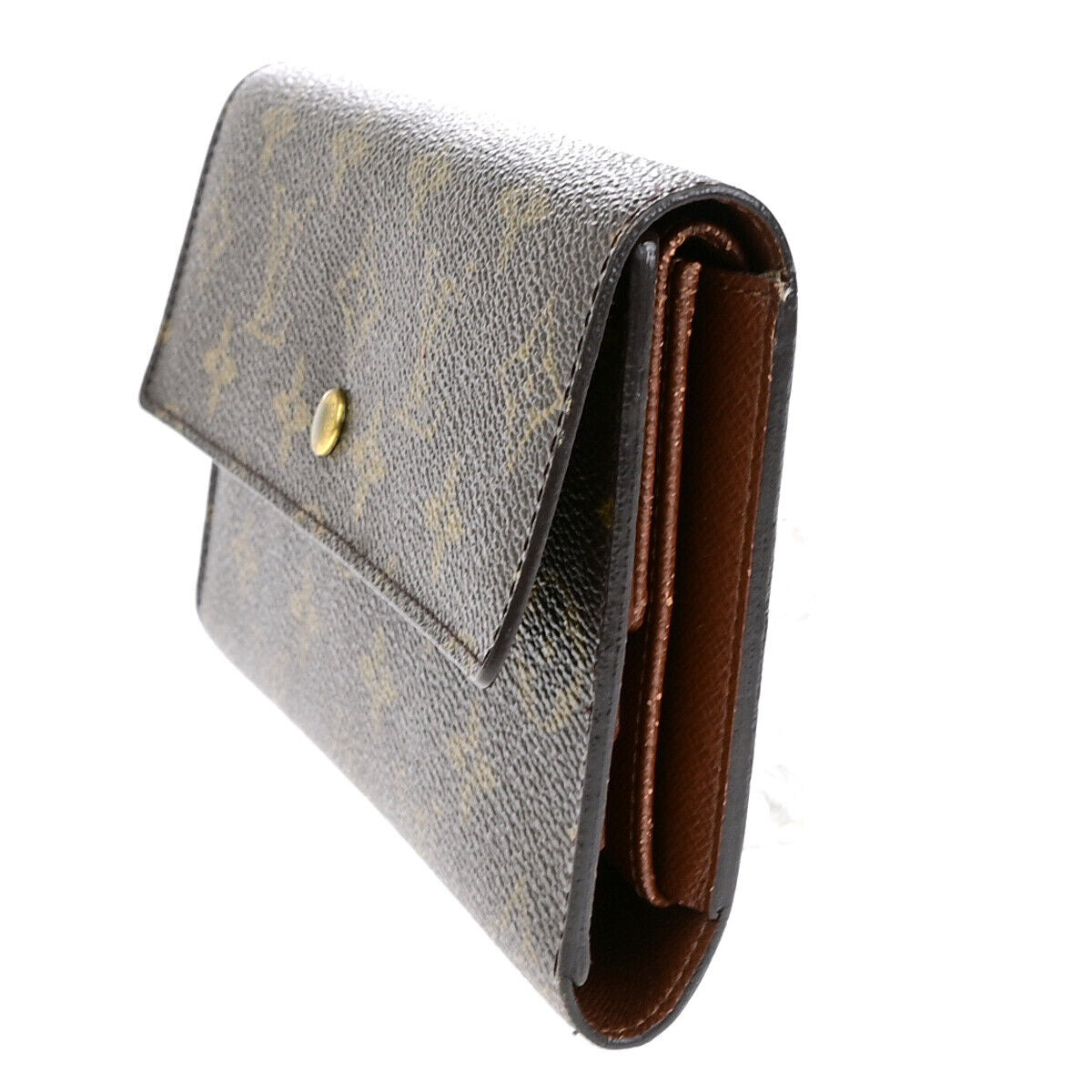 LOUIS VUITTON International Long Trifold Wallet Monogram Leather M61215 36YE962