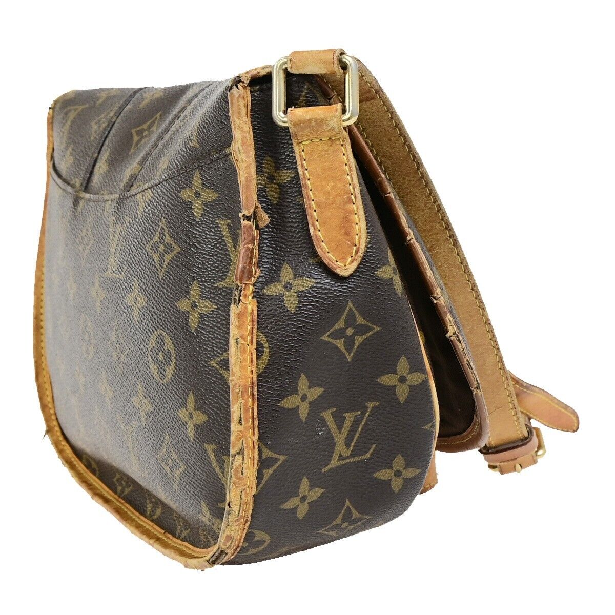 LOUIS VUITTON Menilmontant PM Shoulder Bag Monogram Leather BN M40474 61EC884