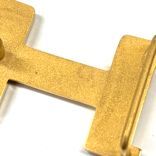 HERMES H Logo Constance Buckle Metal Gold Plated 30RL995