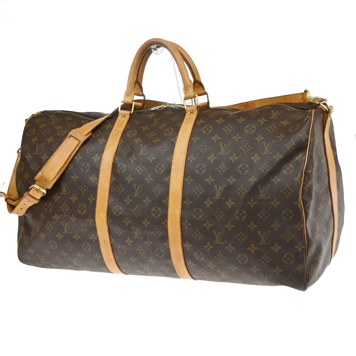 LOUIS VUITTON Keepall Bandouliere 60 2Way Hand Bag Monogram Brown M41412 10TA652