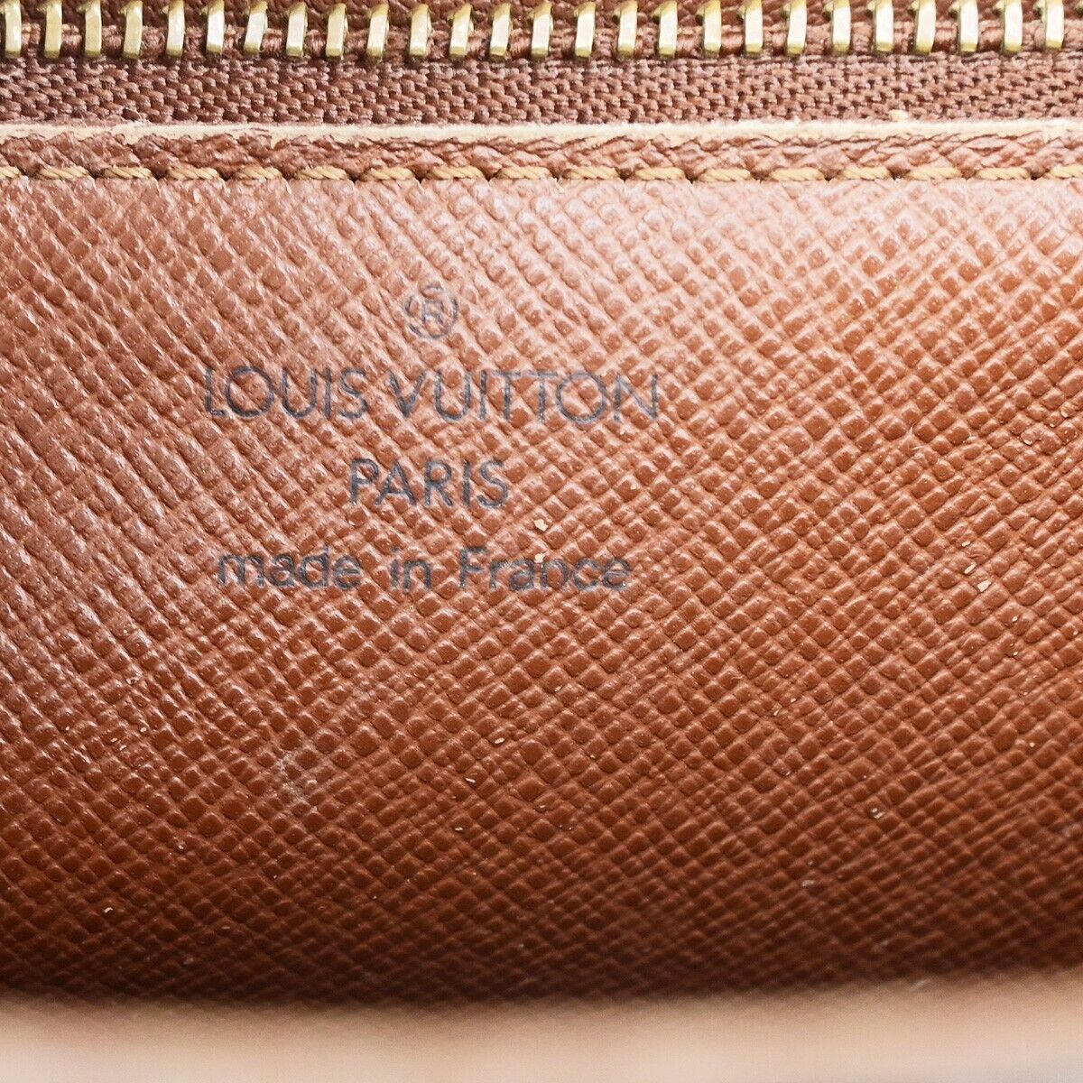 LOUIS VUITTON Saint Cloud GM Shoulder Bag Monogram Leather Brown M51242 31HC015
