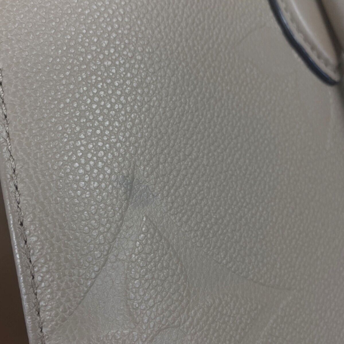 LOUIS VUITTON Onthego MM 2Way Hand Bag Monogram Empreinte Beige M45607 386RC815