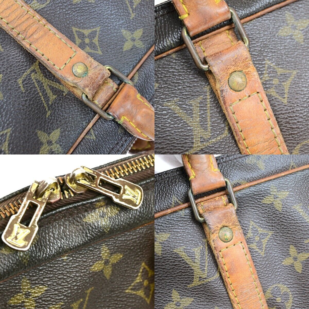 LOUIS VUITTON Porte Documents Voyage Briefcase Hand Bag Monogram M53361 04EE002
