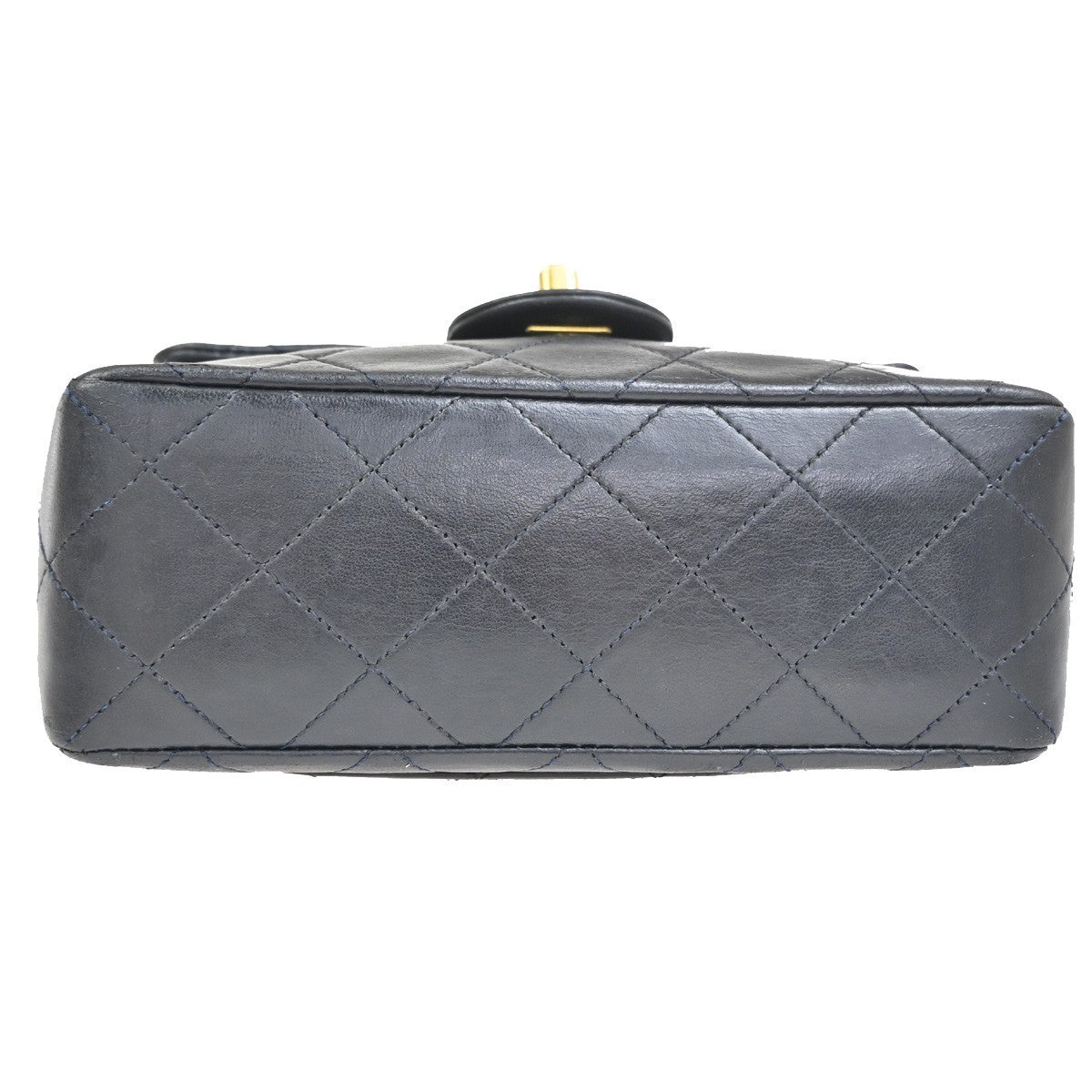 CHANEL CC Mini Matelasse Chain Shoulder Bag Leather Black GHW France 310RL917