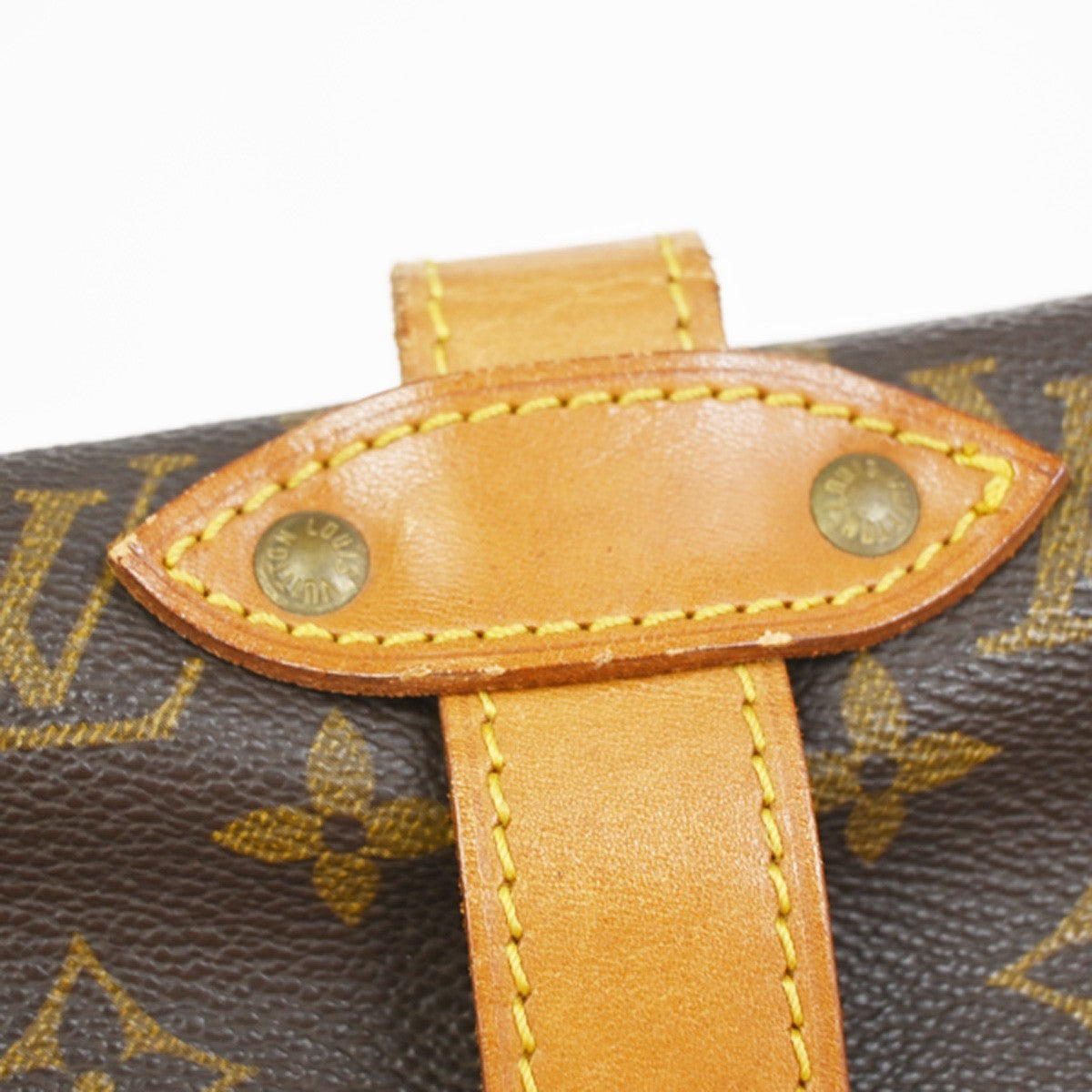LOUIS VUITTON Saumur 35 Shoulder Bag Monogram Leather BN France M42254 79KC946