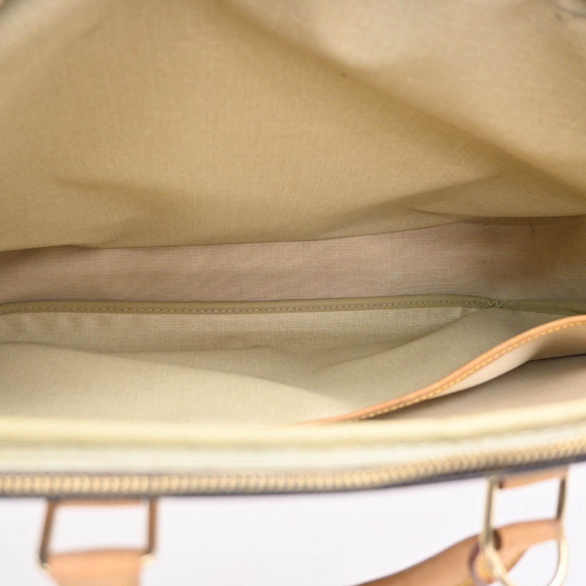 LOUIS VUITTON Alize 24H Travel Hand Bag Monogram Leather Brown M41399 86CA749