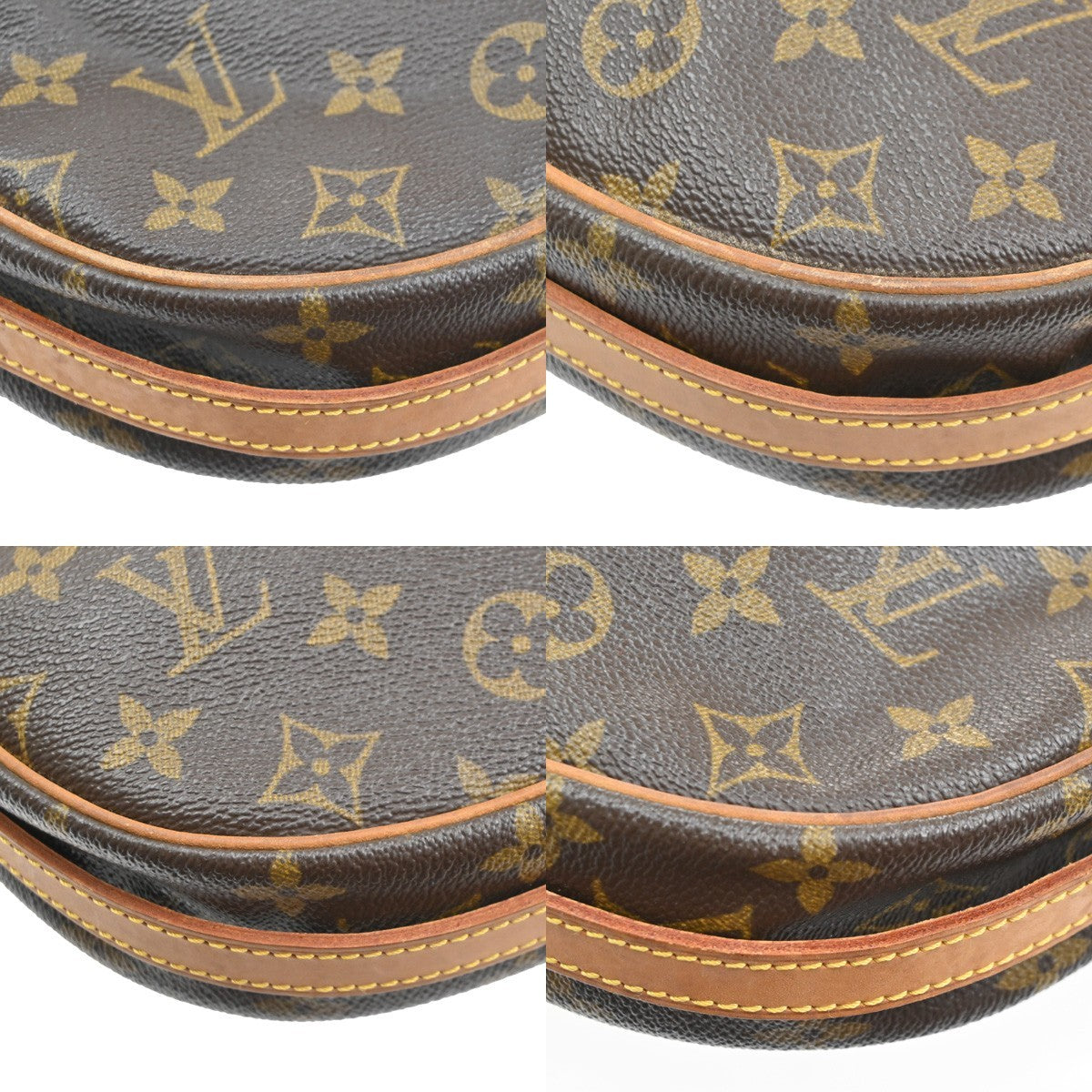 LOUIS VUITTON Jeune Fille MM Shoulder Bag Monogram Leather Brown M51226 32SA151