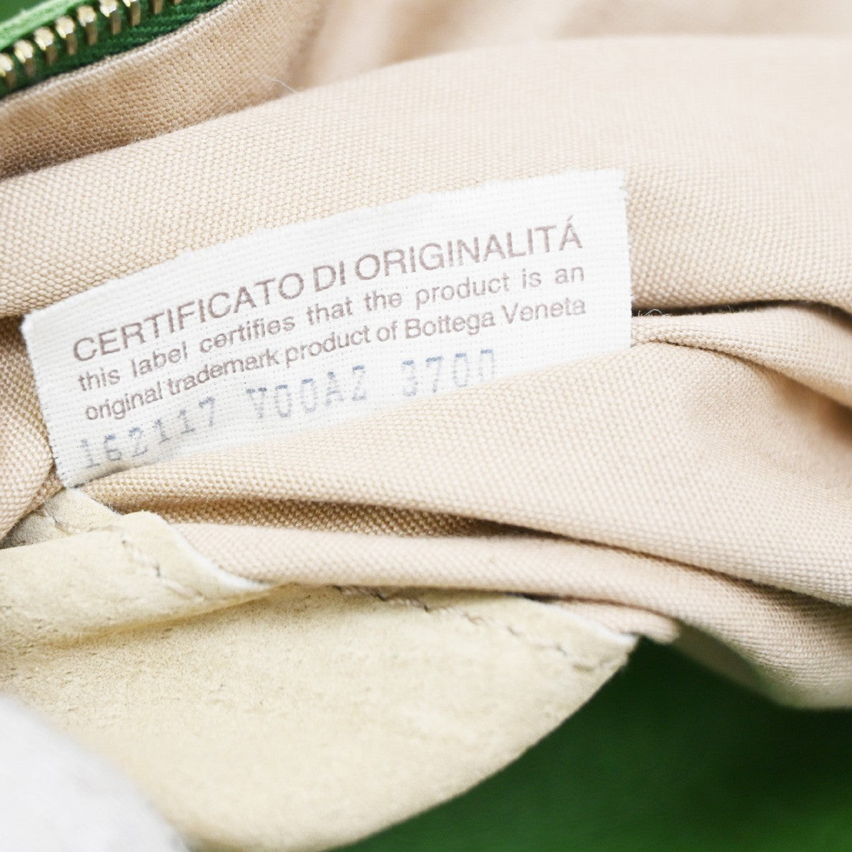 BOTTEGA VENETA Logo Nappa Intrecciato Shoulder Bag Leather Green Italy 11RL624