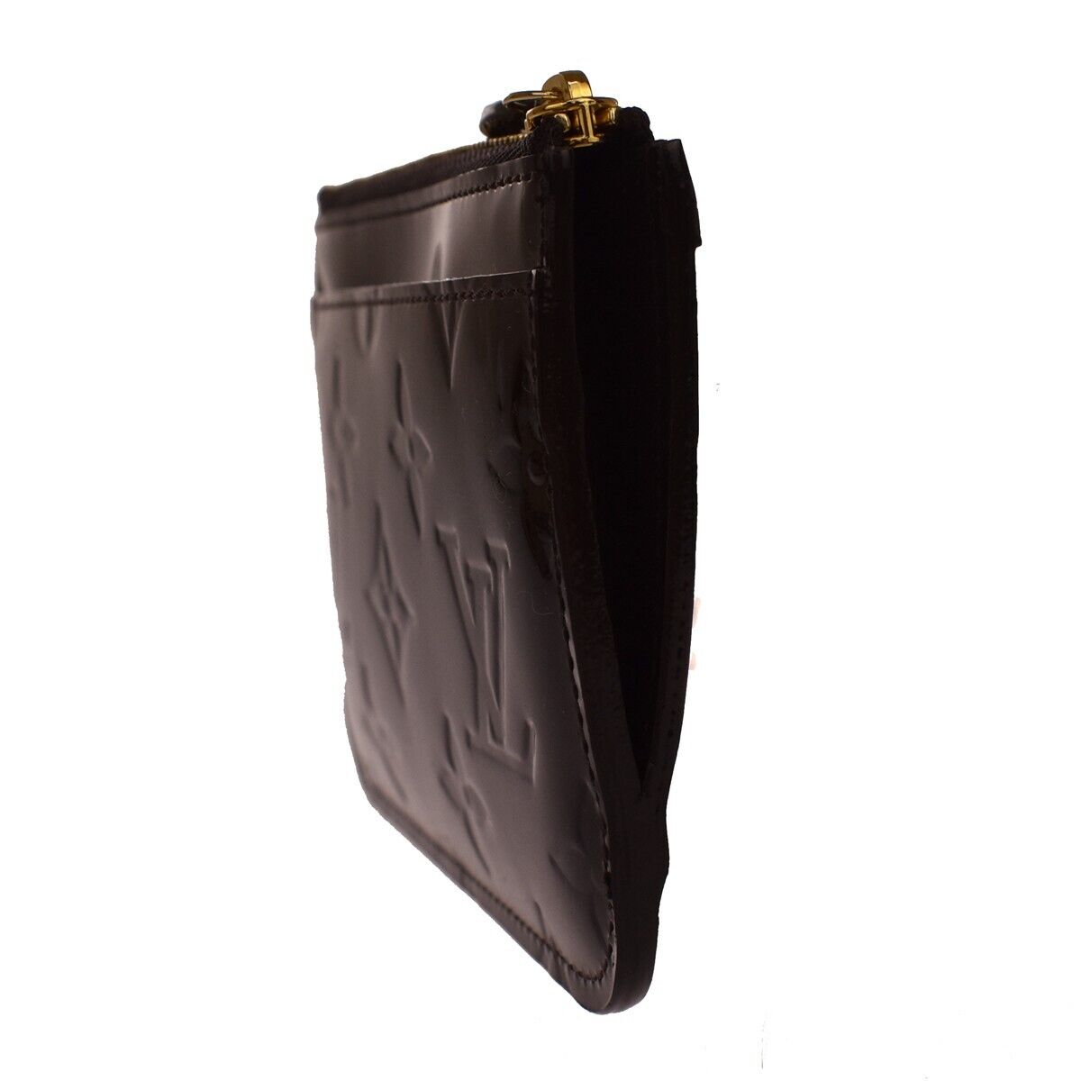 LOUIS VUITTON Pochette Cles Coin Wallet Monogram Vernis Amarante M93557 37GA239