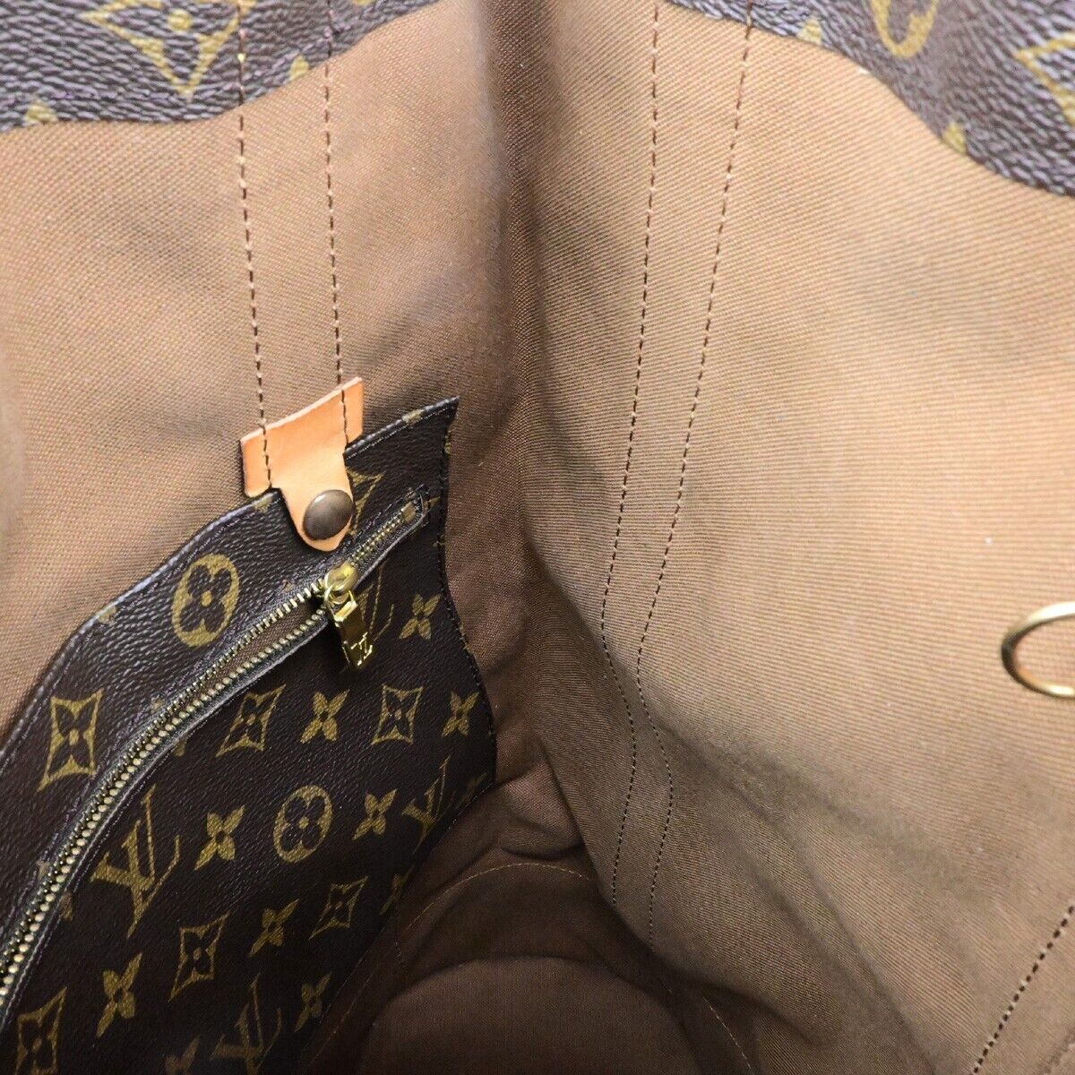 LOUIS VUITTON LV Randonnee GM Shoulder Bag Monogram Leather Brown M42244 20RK966
