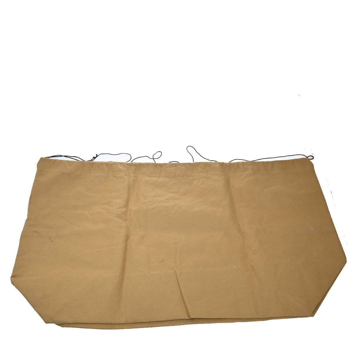 LOUIS VUITTON Logo 10 Set Dust Bag Drawstring Canvas Cotton Beige Brown 09KP114
