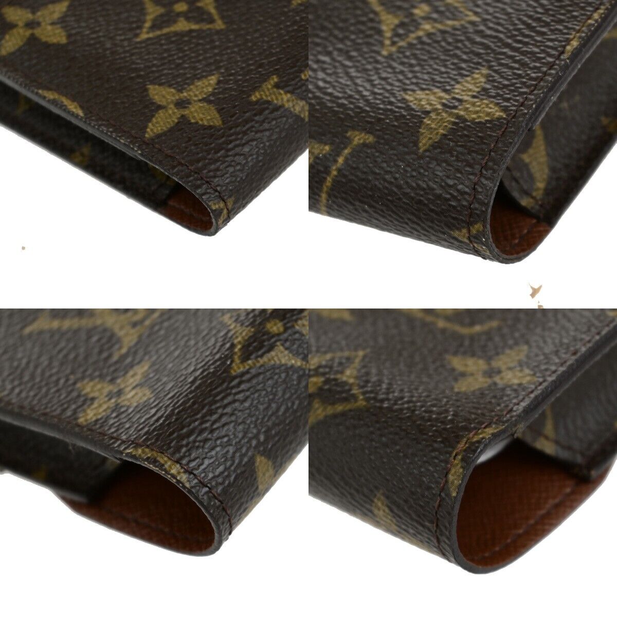 LOUIS VUITTON Etui Cigarette Case Monogram Leather Brown M63024 08ED303