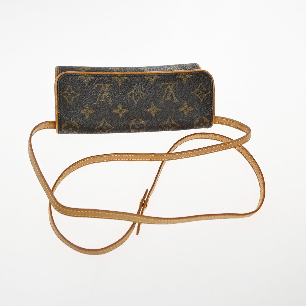 LOUIS VUITTON Pochette Twin PM 2Way Shoulder Clutch Bag Monogram M51854 85TA560