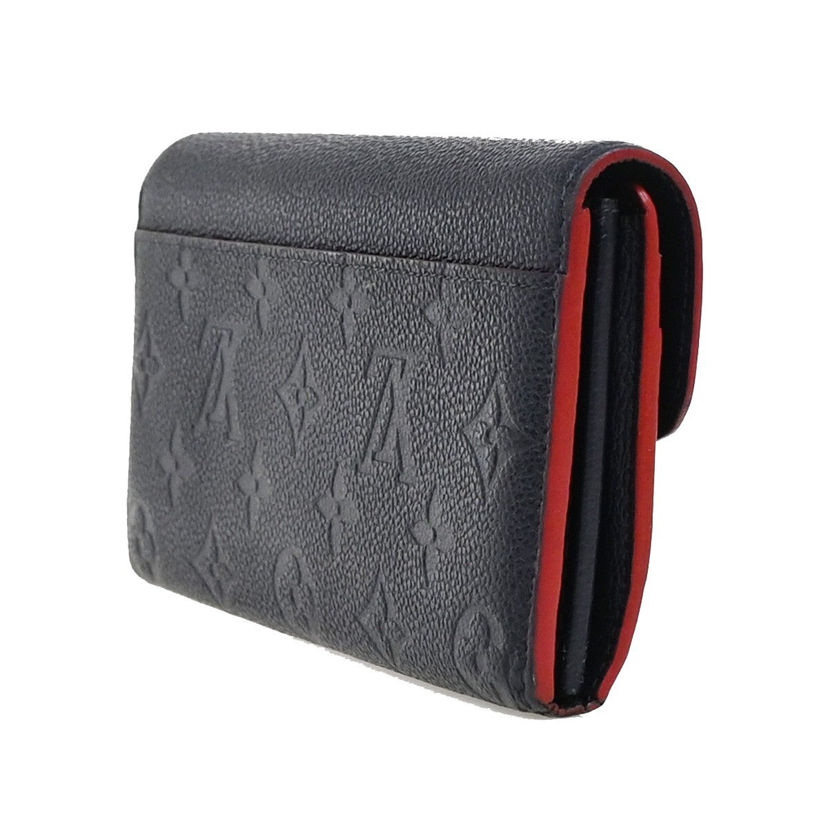 LOUIS VUITTON Portefeuille Sarah Wallet Monogram Empreinte Blue M62125 88YH289