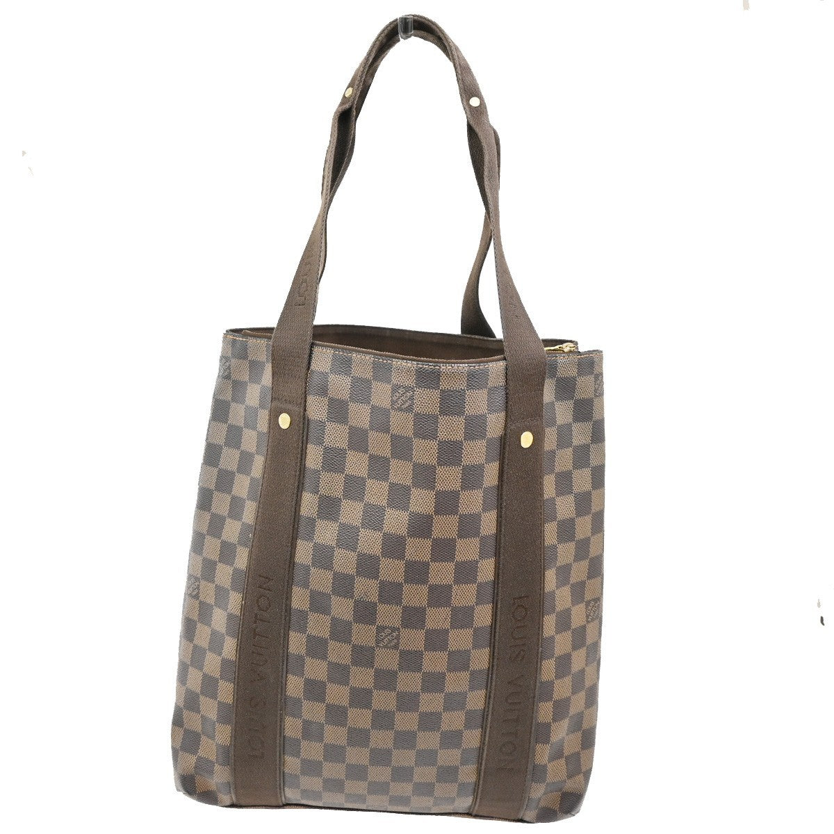 LOUIS VUITTON Cabas Beaubourg Shoulder Bag Damier Ebene Leather N52006 75KB546
