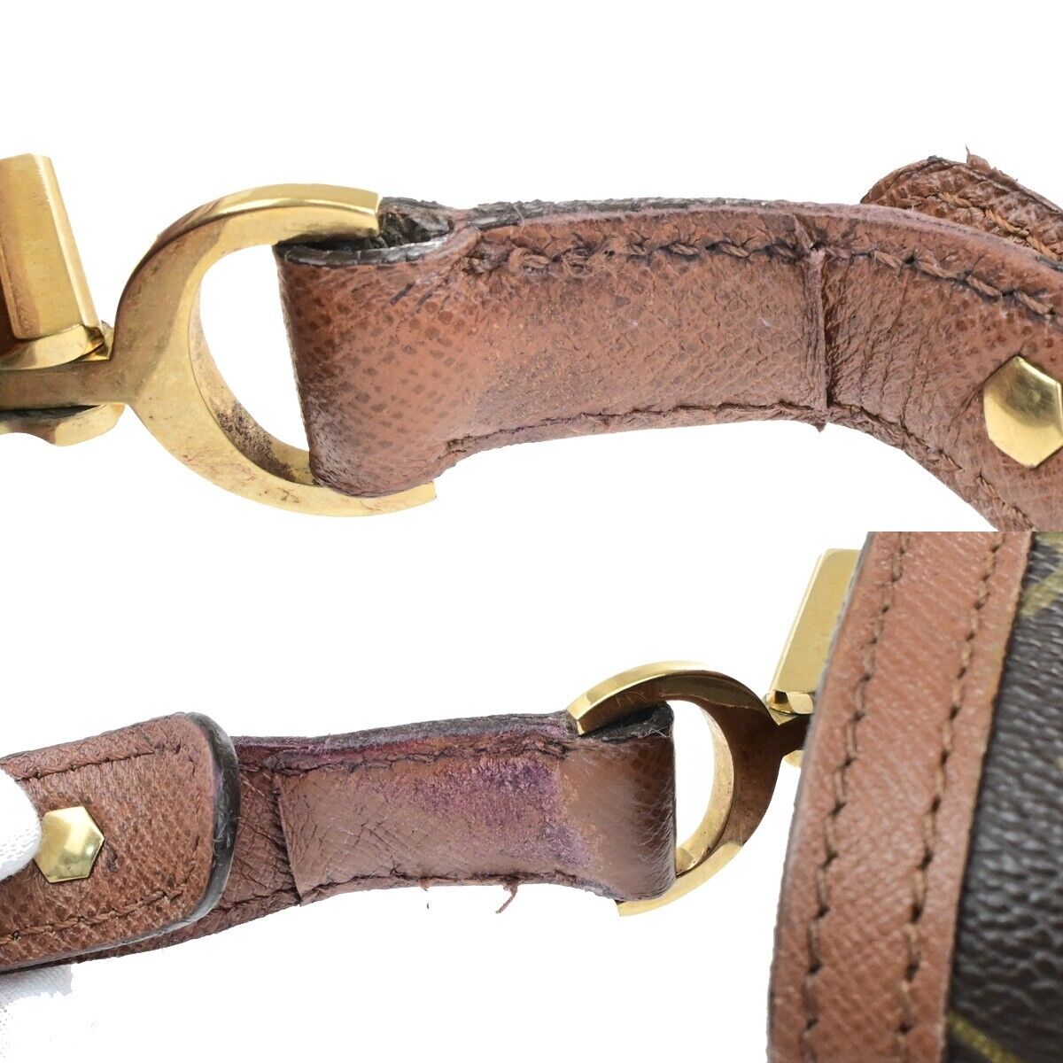 LOUIS VUITTON Raspail Shoulder Hand Bag Monogram Leather Brown M51372 33ED275